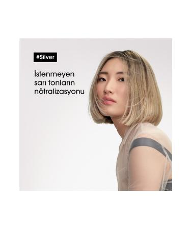 L'oreal Professionnel Serie Expert Silver Color Balancing Purple Shampoo for Very Light Blonde Grey and White Hair 750ml - Buy Online on GoSupps.com