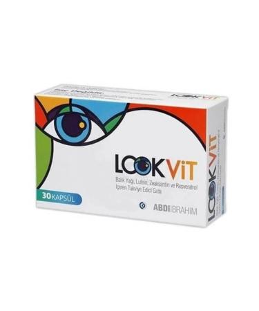 ABD BRAH M Lookvit 30 Capsules | Fish Oil - Lutein - Resveratrol