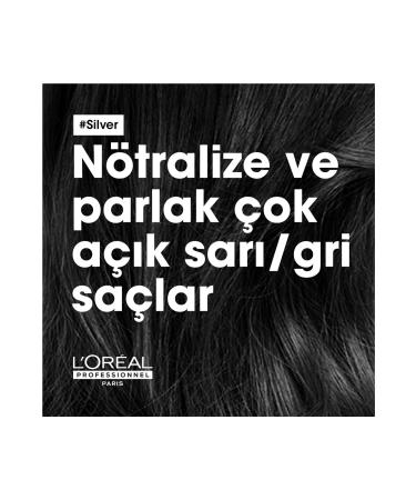 L'oreal Professionnel Serie Expert Silver Color Balancing Purple Shampoo for Very Light Blonde Grey and White Hair 750ml - Buy Online on GoSupps.com