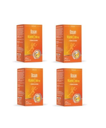 Ocean Ocean Vitamin C 1000 Mg 30 Tablets*4 Pieces