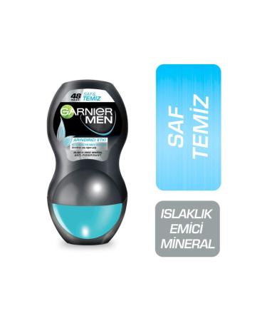 Garnier Men Pure Clean Roll On 50 ml Men Roll On