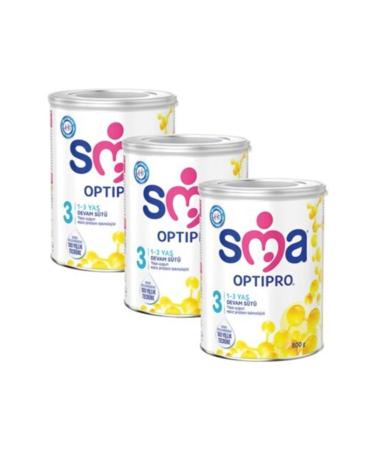 SMA 3 Optipro Follow-On Milk 800 gr X 3 Pieces
