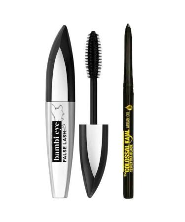 L'Oreal Paris Loreal Ceylan Eye Effect Extra Black Mascara + Maybelline Kajal Eye Pencil