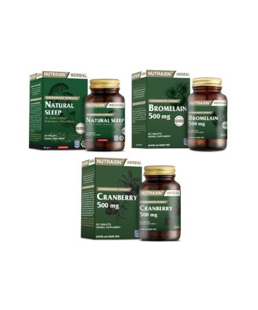Nutraxin Cranberry+ Bromelain+ Natural Sleep