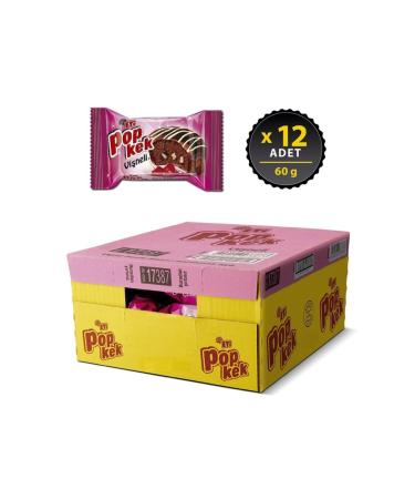 Eti Popkek with Cherry 60 g x 12 Pieces - Buy Online on GoSupps.com