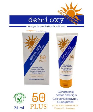 Demi Oxy Demi Oxy Sun Cream Spf 50+ Daily Use Before Makeup 75 Ml