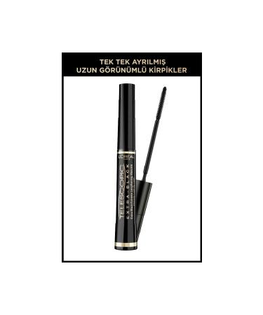 L'Oreal Paris L'or al Paris Telescopic Carbon Black Mascara - Black Set of 2 - Buy Online on GoSupps.com