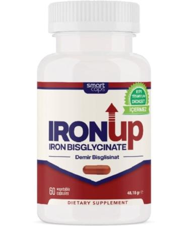 Smartcaps Ironup 60 Herbal Tablet Iron Bisglycinate