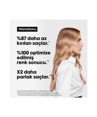 L'oreal Professionnel Serie Expert Metal Detox Anti-Metal Shampoo for Colored and Lightened Hair 300ml - Buy Online on GoSupps.com