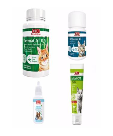 Bio PetActive Bio Petactive Advantage Set (biodent Hexidine+dermacat 0 5+biodermcat+vitalicat)
