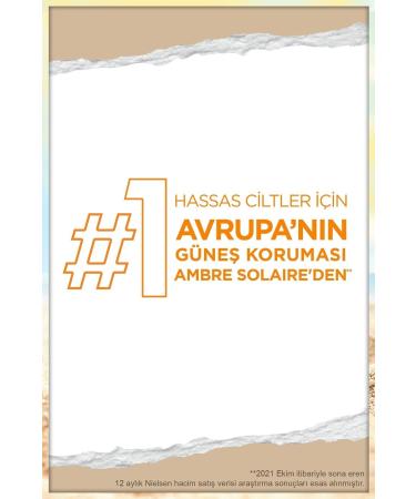 Garnier Ambre Solaire Sensitive Advanced Anti-Dryness Sunscreen Face Cream Spf50 50ml - Buy Online on GoSupps.com