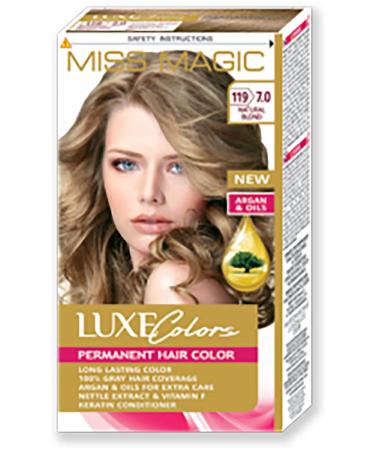 Miss Magic Hair Dye (Set Dye) Yellow 7.0 (119 Natural Blond)