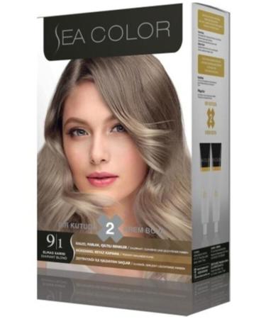 Sea Color Hair Dye 9.1 Diamond Blonde