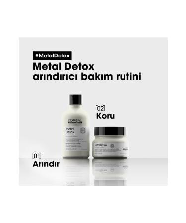 L'oreal Professionnel Serie Expert Metal Detox Anti-Metal Shampoo for Colored and Lightened Hair 300ml - Buy Online on GoSupps.com