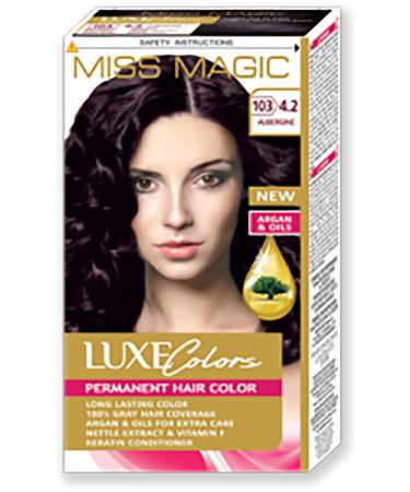 Miss Magic Hair Dye (Set Dye) Eggplant Purple 4.2 (103 Aubergine)