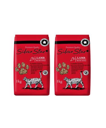 Silver Star Silverstar Lamb Adult Cat Food 1 Kg * 2 Pieces