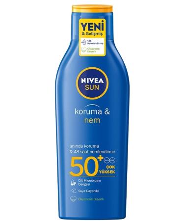 NIVEA Sun Protection & Moisture Sun Lotion 50+gkf 200 Ml