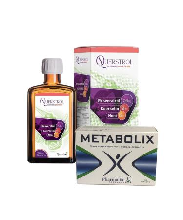 querstrol 250 Ml - Metabolix 60 Tablets | Resveratrol Quercetin Support Pack