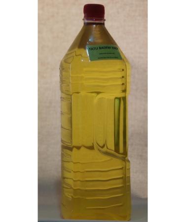FAMOUS HEALING Sweet Almond Oil 2 Liters 100% Cold Pressed
