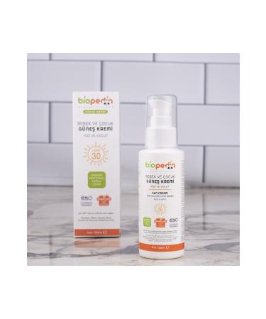 Biopedia Organic Baby and Child Sun Cream 100 Ml - Buy Online on GoSupps.com