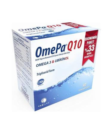 Omepa-Q10 Omepa Q10 Omega 3 Ubiquinol 90 Capsule