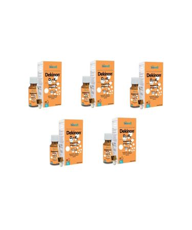 Biowell Dequinone D3 + K2 Vitamin Drops 20 Ml 5 Pieces