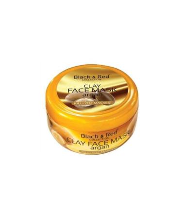 Black Red Skin Rejuvenating Anti-Wrinkle Argan Oil Clay Face Mask 400 ml - Buy Online on GoSupps.com