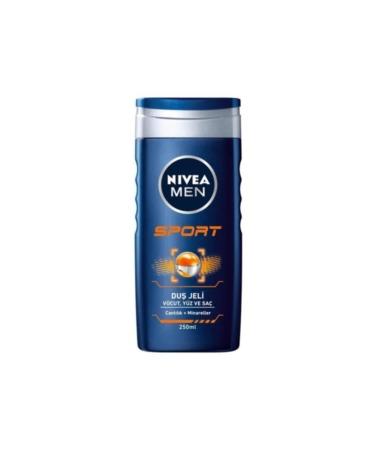 NIVEA Sport For Men Hair & Face & Body Gel 250 ml