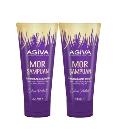 Agiva Silver-purple Shampoo 250 Ml X2