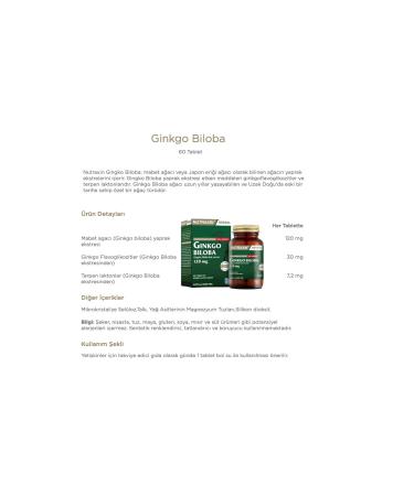 Nutraxin Ginkgo Biloba 60 Tablets + Selenium 100 Tablets + D3 Vitamin 120 Tablets + Zinc 100 Tablets - Buy Online on GoSupps.com
