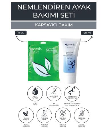 Juvenis Foot Cream and Pedicure Set Vitamin E Nourishing Anti-Crack 2-Piece Moisturizing Foot Care Set