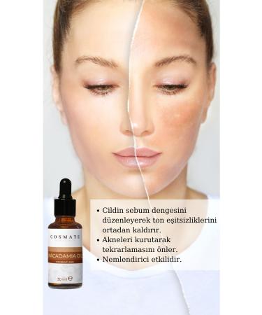 Cosmate Natural Cold Pressed Witch Hazel Macadamia Oil 30 ml - Buy Online on GoSupps.com