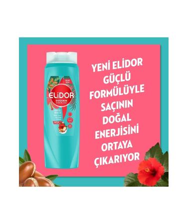 Elidor Shampoo Argan Oil and Hibiscus Extract 500 Ml - Buy Online on GoSupps.com