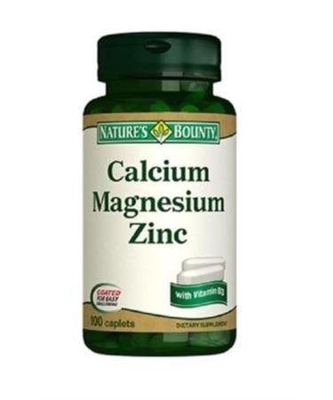 Natures Bounty Calcium Magnesium Zinc+d3 100 Tablets