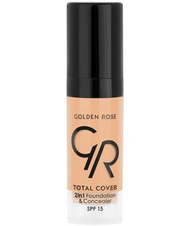 Golden Rose Total Cover 2in1 Mini Foundation and Concealer No: 07