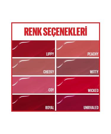 Maybelline New York Superstay Vinyl Ink 35 Cheeky Lipstick - Buy Online on GoSupps.com