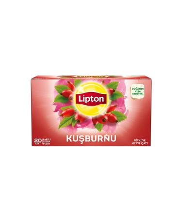 SanalBakkal m Lipton Herbal Tea Glass Rosehip 20 Li * 12 Pack