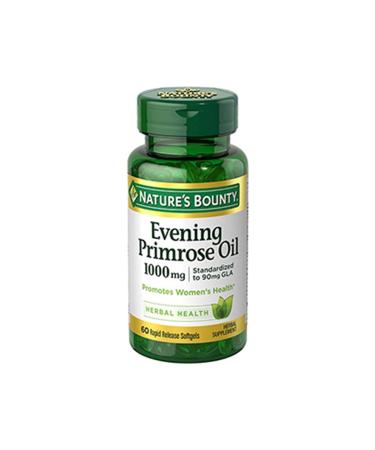Natures Bounty Evening Primrose Oil 1000mg 60 Softgels