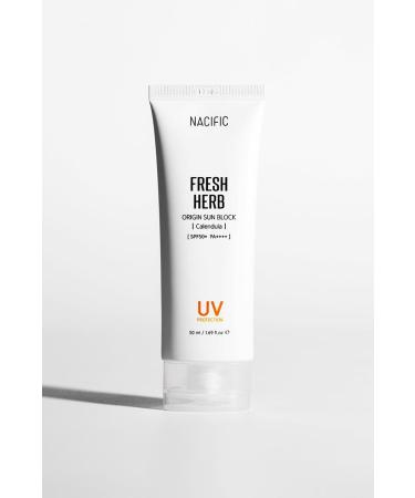 Nacific Fresh Herb Origin Sun Block Spf50+ Pa++++ - Sunscreen Cream - Buy Online on GoSupps.com