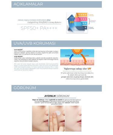 TENZERO Hyaluronic Acid Non-sticky Moisturizing Spf50 Pa Balancing Sun Cream 50gr - Buy Online on GoSupps.com