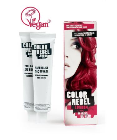Color Rebel London Color Rebel Paraben & Ammonia Free Red Temporary Hair Dye - Buy Online on GoSupps.com