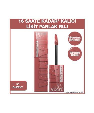 Maybelline New York Superstay Vinyl Ink 35 Cheeky Lipstick - Buy Online on GoSupps.com