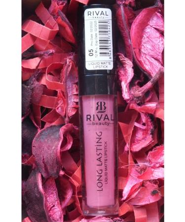 Rival Beauty Liquid Matte Lipstick Long Lasting No.5
