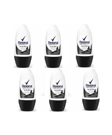 Rexona Women's Roll On Invisible Black & White Clothes 50 Ml -