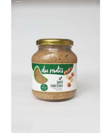 Dunutis Hazelnut Paste with Sugar - 320 Gr Glass Jar