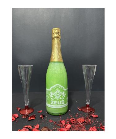 OS ZEUS Lime Mint Flavored and 2 Glasses