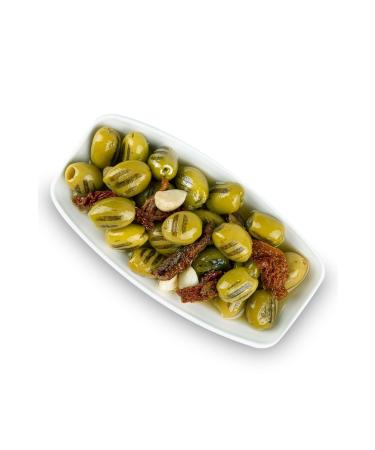 Gulf Special Grilled Green Olives 1 Kg