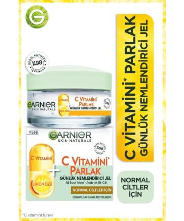 Garnier Vitamin C Bright Daily Moisturising Gel 50ml - Buy Online on GoSupps.com