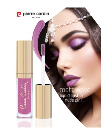 Pierre Cardin Matt Wave Liquid Lipstick Mat Likit Ruj Nude Pink