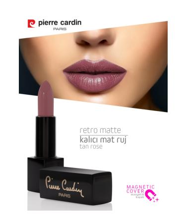 Pierre Cardin Retro Matte Lipstick - Tan Rose - 138